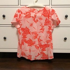 J. Crew Orange Top - Size 6